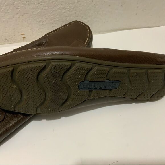 sperry top sider men loafers soft leather memory foam brown 13 main image 4